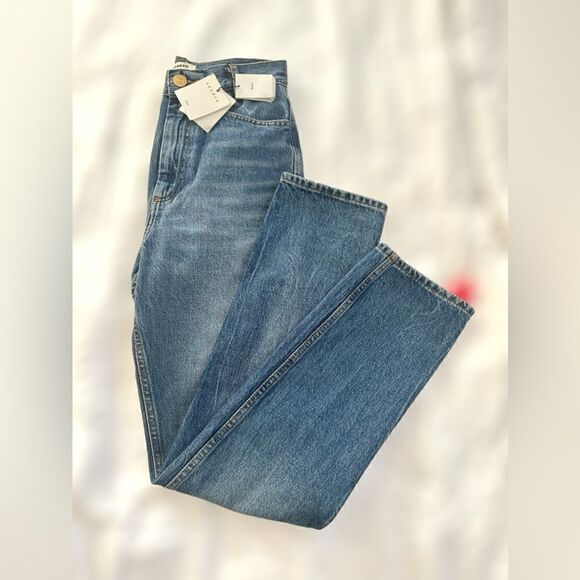 SANDRO Faded Jeans Straight Leg Style Size 36 (4-6) - Picture 11 of 16